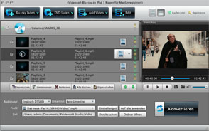Blu-ray zu iPad 3 Ripper für Mac Screen