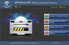 DVD Converter Suite Platinum Screen