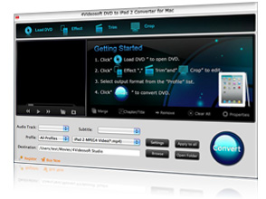 DVD zu iPad 2 Converter für Mac Screen