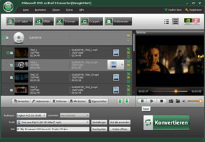 DVD zu iPad 3 Converter Screen