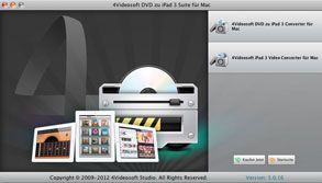 DVD zu iPad 3 Suite für Mac Screen