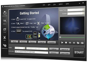 DVD zu iPhone Converter  Screen