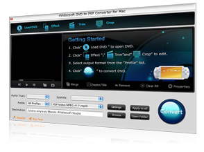 DVD zu PSP Converter für Mac Screen