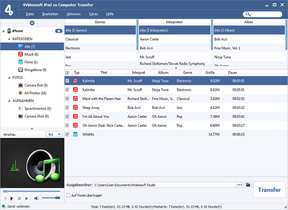 iPad zu Computer Transfer Screen