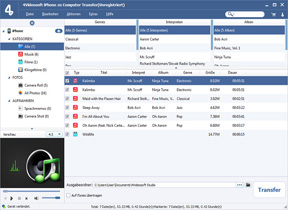 iPhone zu Computer Transfer Screen