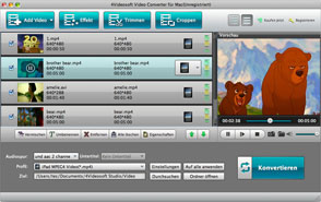 Video Converter für Mac Screen
