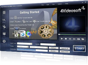 WMV Video Converter Screen
