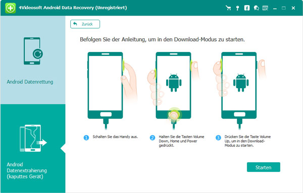 Gerät in Download-Modus versetzen