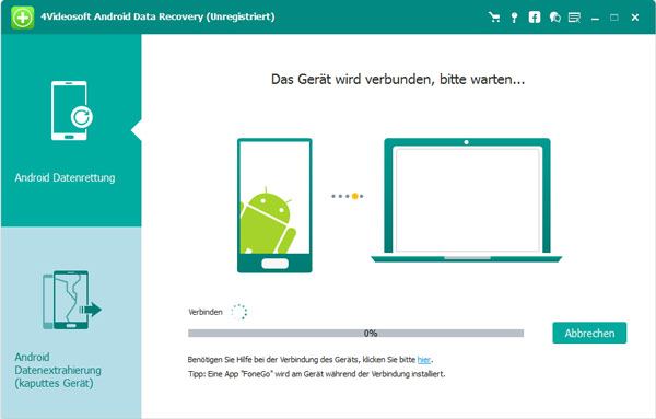 Android-Gerät verbinden