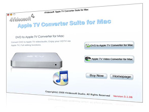 Apple TV Converter Suite für Mac Screen