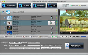 Blu-ray zu iPhone 4 Converter für Mac Screen