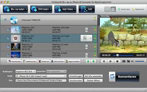 Blu-ray zu iPhone 4S Converter für Mac Screen