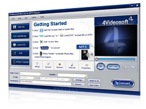 Blu-ray zu MP3 Ripper Screen