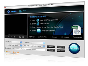 DVD Audio Ripper für Mac Screen