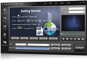 DVD zu AMV Converter Screen
