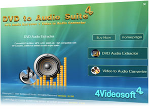 DVD zu Audio Suite Screen