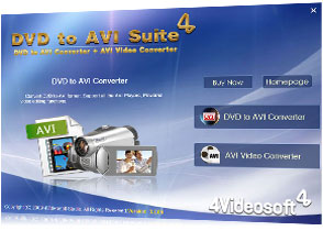 DVD zu AVI Suite Screen