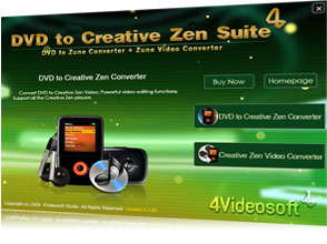 DVD zu Creative Zen Suite Screen
