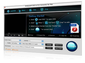 DVD zu FLV Converter für Mac Screen