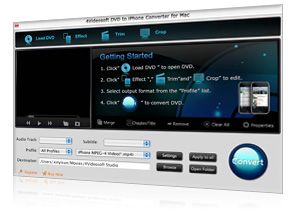 DVD zu iPhone Converter für Mac Screen