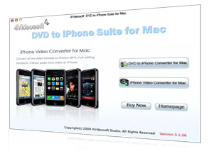 DVD zu iPhone Suite für Mac Screen
