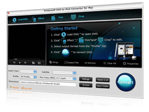 DVD zu iPod Converter für Mac Screen