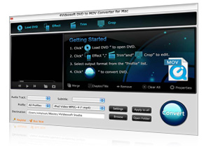 DVD zu MOV Converter für Mac Screen