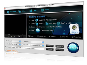 DVD zu WMV Converter für Mac Screen
