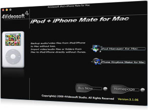 iPod + iPhone Mate für Mac Screen