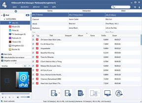 iPod Manager Platinum Screen