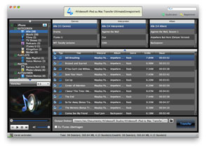 iPod zu Mac Transfer Ultimate Screen