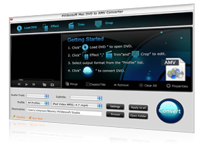 Mac DVD zu AMV Converter Screen