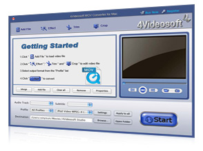 MOV Converter für Mac Screen