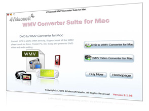 WMV Converter Suite für Mac Screen