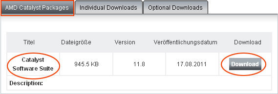 Catalyst Software Suite herunterladen